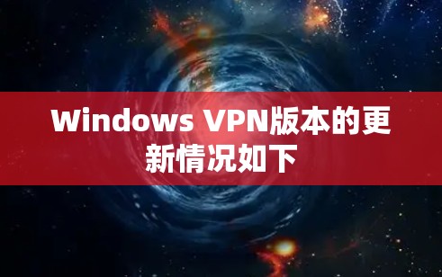 Windows VPN版本的更新情况如下