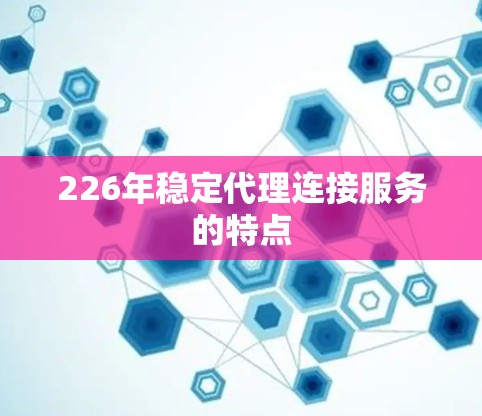 226年稳定代理连接服务的特点