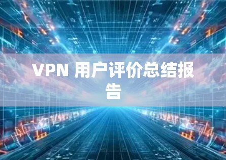 VPN 用户评价总结报告