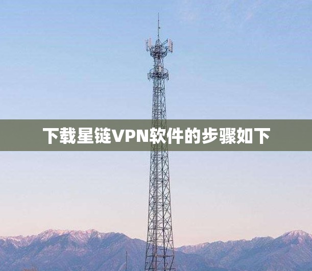 下载星链VPN软件的步骤如下